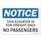 Signmission OSHA Notice, 5" Height, No Pass, 7" X 5", Landscape OS-NS-D-57-L-19567 - alternate 1